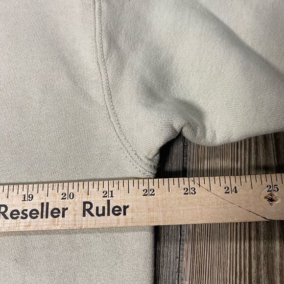 SOLD Vintage Harvest Apples Graphic Sweatshirt women's Sz Large Tan 90s Crew - Picture 8 of 8